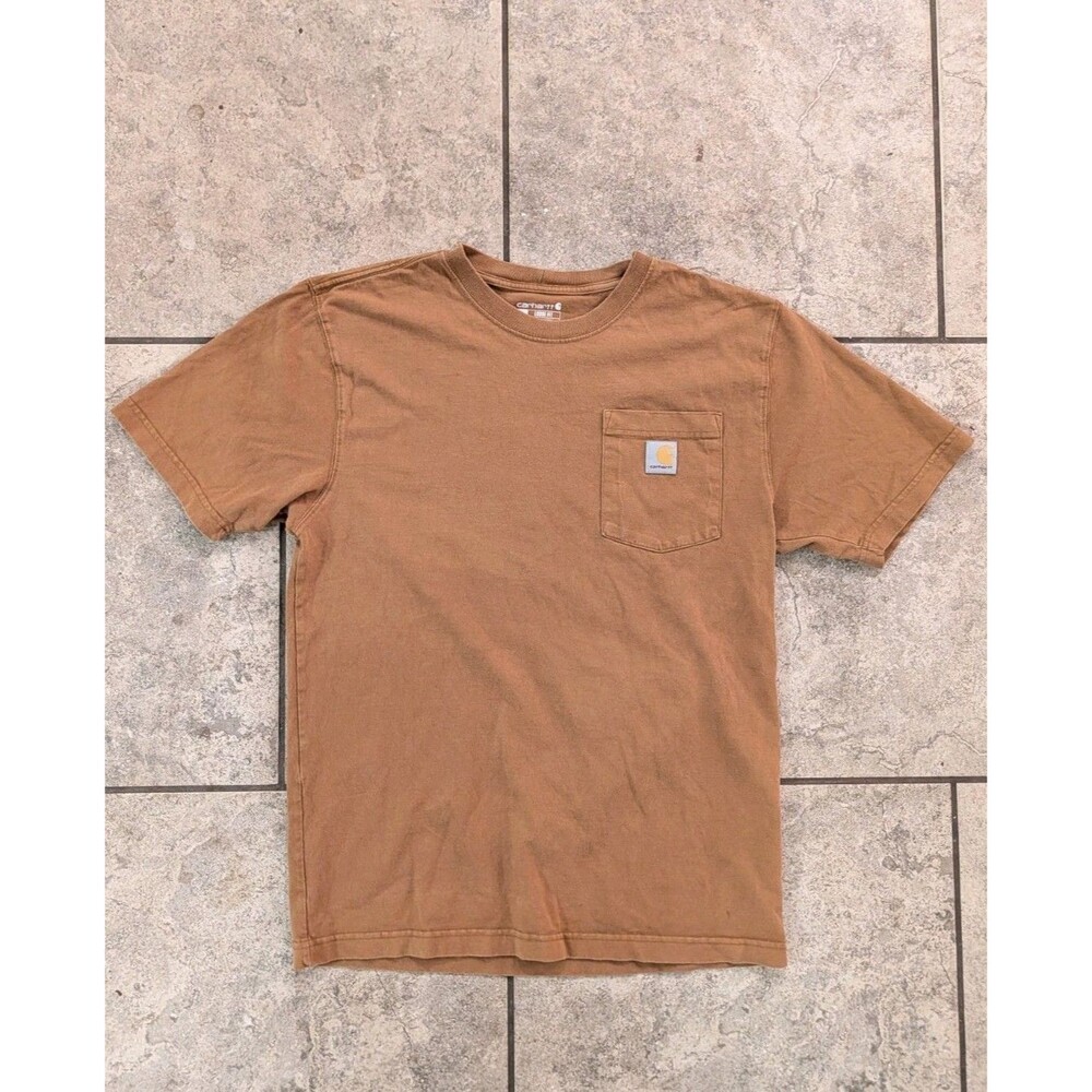 Carhartt Men's K87 Medium Short Sleeve T-Shirt - Desert